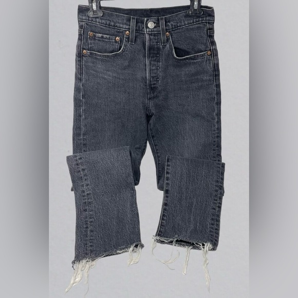 🛍️SALE🛍️ Levi's® 501® S Women's Skinny Frayed Hem Jeans - Picture 5 of 14